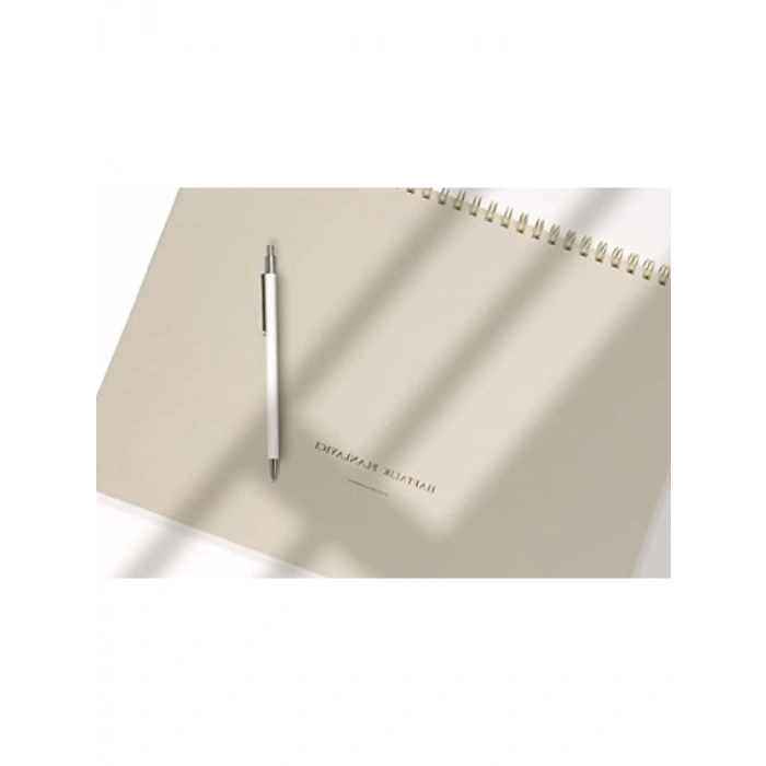 Tarihsiz Spiralli Haftalık Planlayıcı - 12 Aylık Kullanım
