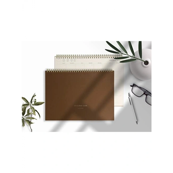 Tarihsiz Spiralli Planlayıcı - 110gr Ivory Kağıt, 21x29.7 cm