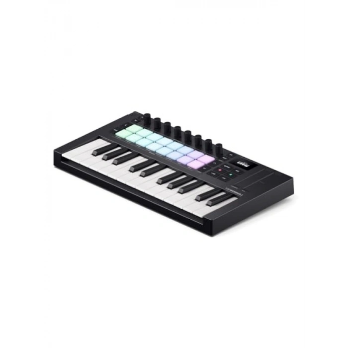 Taşınabilir 25 Mini Tuşlu USB MIDI Klavye Kontrolörü - DAW Entegrasyonu ile