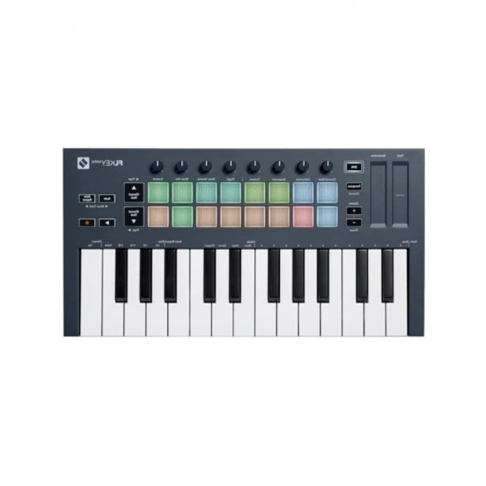 Taşınabilir 25 Tuşlu MIDI Klavye Denetleyicisi - FL Studio Uyumlu
