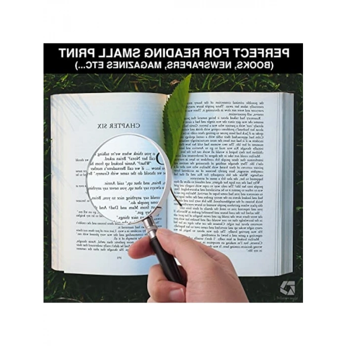 Taşınabilir Büyüteç - 3X Büyütmeli, Kompakt Tasarım