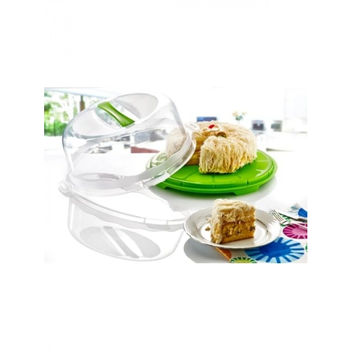 Taşınabilir Kek Taşıma Kabı - BPA İçermeyen Plastik