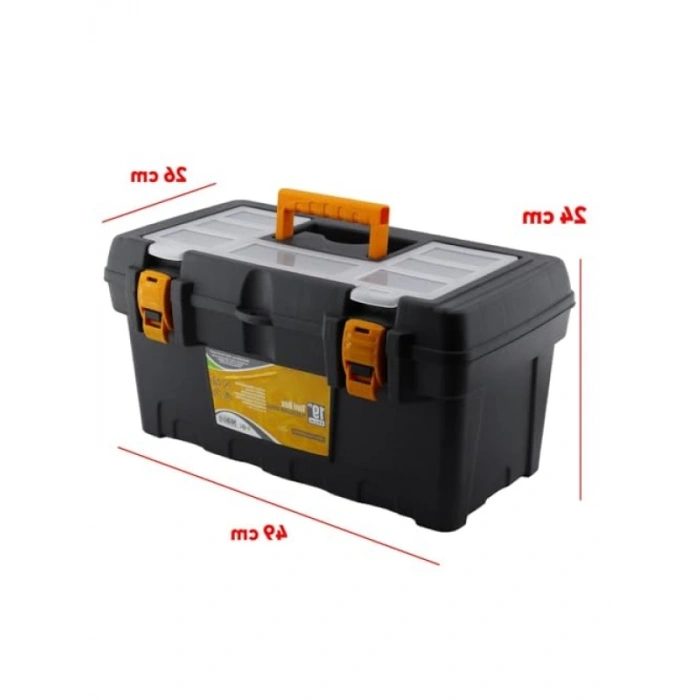 Taşınabilir Kulplu Bölmeli Alet Çantası - 49 cm Organizer
