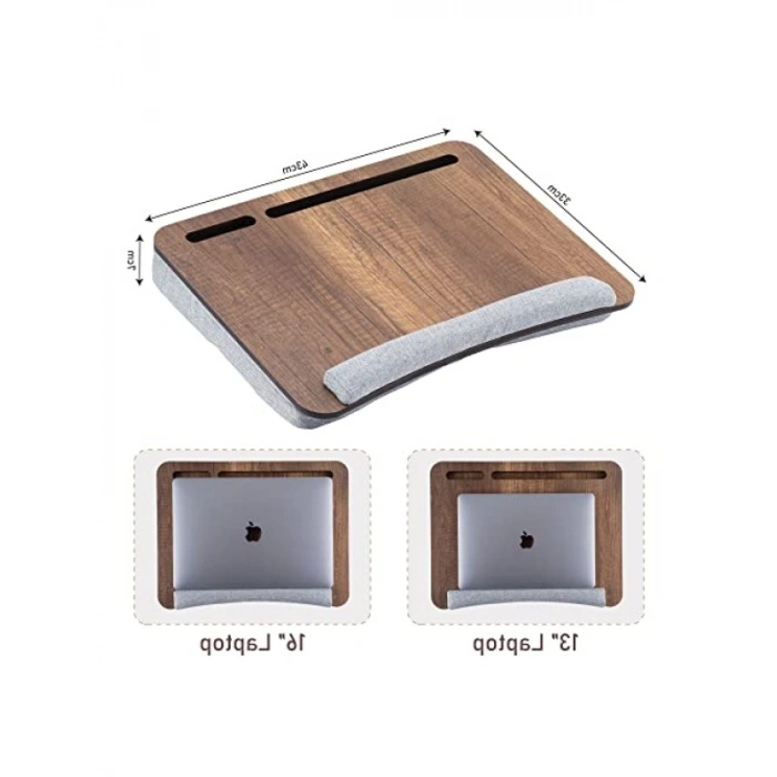 Taşınabilir Laptop Sehpası - Minderli, 13 ve 15.6 Uyumlu