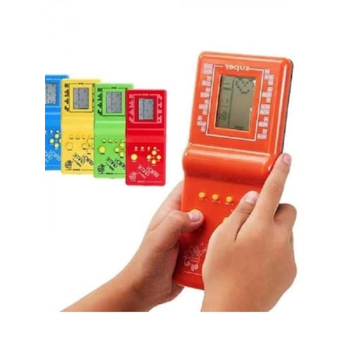 Taşınabilir Retro Oyun Konsolu – Nostaljik Tetris El Atari, Pilli ve Hafif