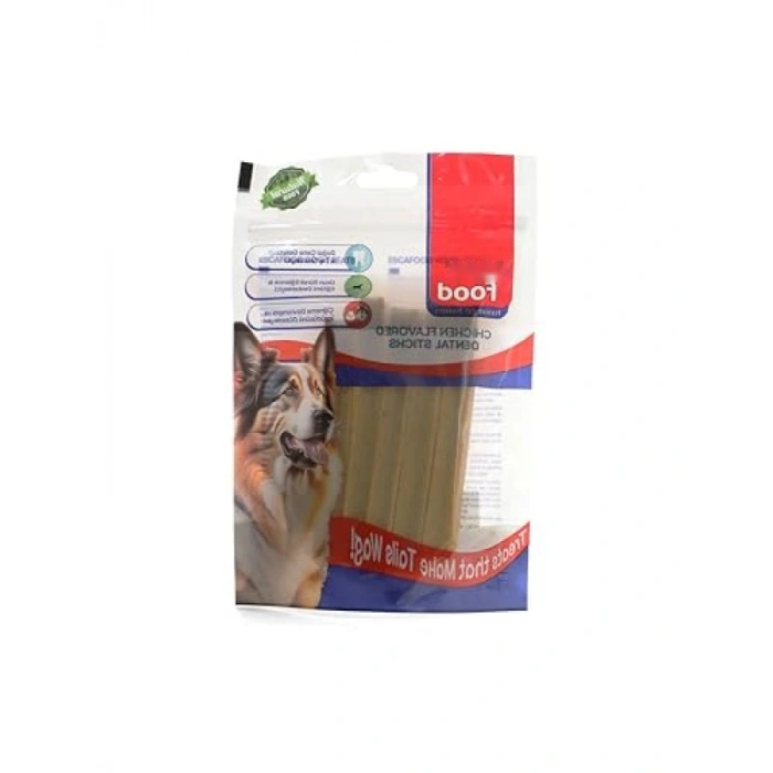 Tavuk Eti Aromalı Dental Çubuk 100 Gram Ödül Maması