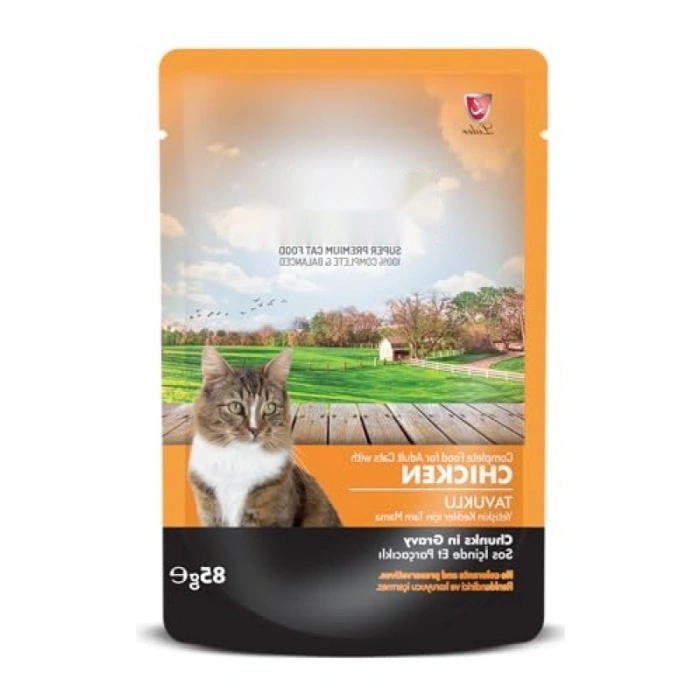 Tavuk Etli Jöleli Kedi Konservesi 85 Gr