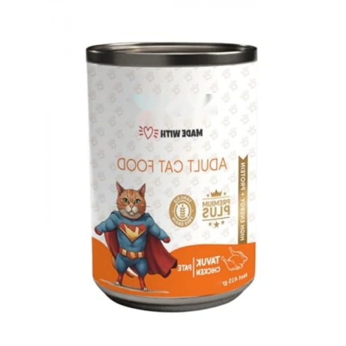 Tavuk Etli Konserve Yaş Mama, 415 gr x 12 Adet