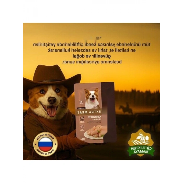 Tavuk Etli Köpek Yaş Maması - 85 Gr x 24 Adet