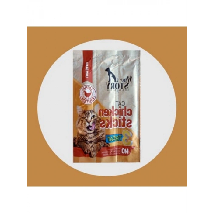 Tavuk Etli Yumuşak Kedi Ödül Maması, 5 Gram x 3 Adet, 3lü Paket