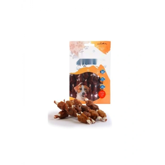 Tavuk, Ördek ve Ciğer Sargılı Köpek Ödül Stikleri - 80 g