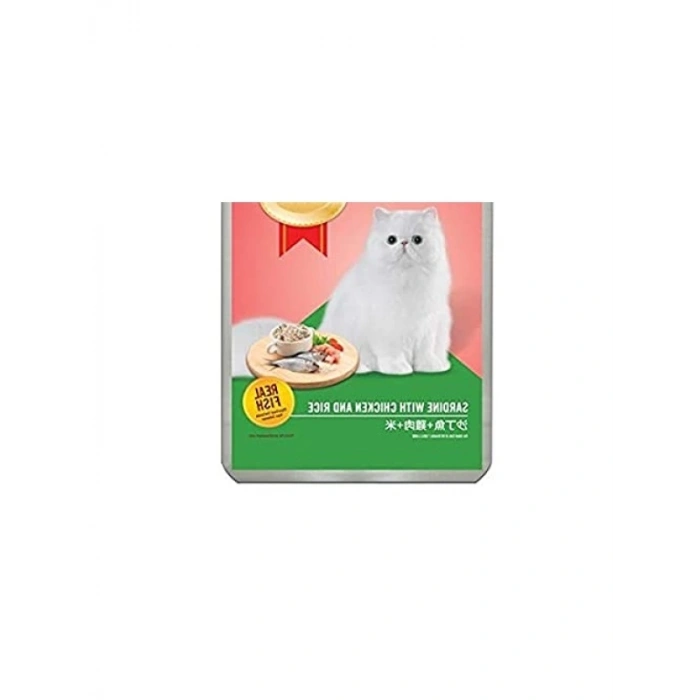 Tavuk ve Pirinçle Sardalye Pouch, 85 gr