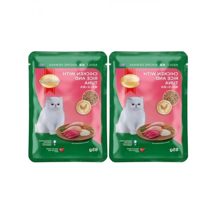 Tavuk ve Pirinçle Ton Balıklı Pouch - 85 gr (2 Paket)