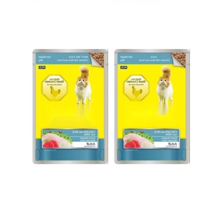 Tavuk ve Ton Balıklı Konserve, 80 Gr 2li Paket