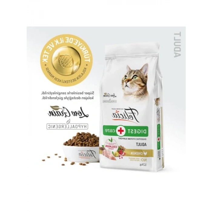 Tavuklu Az Tahıllı Kuru Kedi Maması, Hipoalerjenik, 12 kg