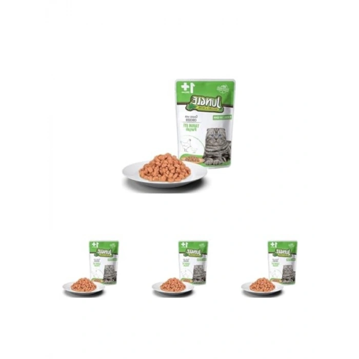 Tavuklu Jelli Kedi Yaş Maması - 100 g (4 Paket)