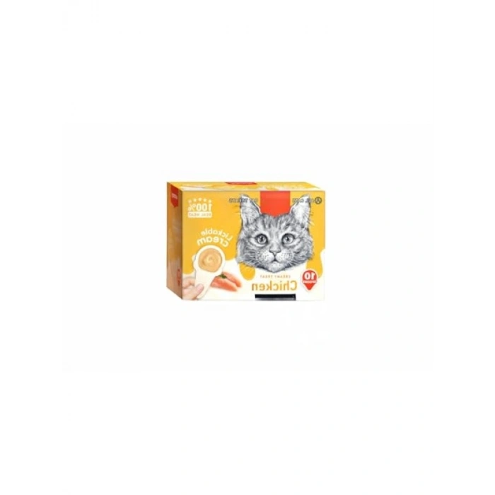 Tavuklu Kaşıklı Kedi Ödül Kreması (10 x 16 gr)