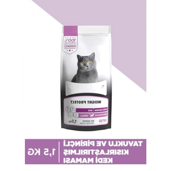 Tavuklu ve Pirinçli Kısırlaştırılmış Kedi Maması (1,5 Kg)