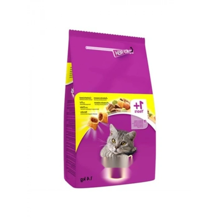Tavuklu ve Sebzeli Yetişkin Kuru Kedi Maması, 1,4 Kg