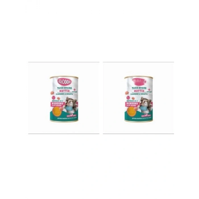 Tavuklu Yavru Kedi Et Suyu Çorbası 135 ml 2li Paket