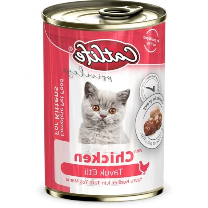 Tavuklu Yavru Kedi Konserve Maması (12 x 400 gr)