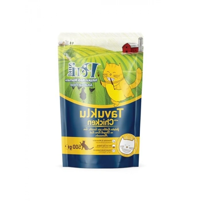Tavuklu Yetişkin Kedi Maması 500 Gr