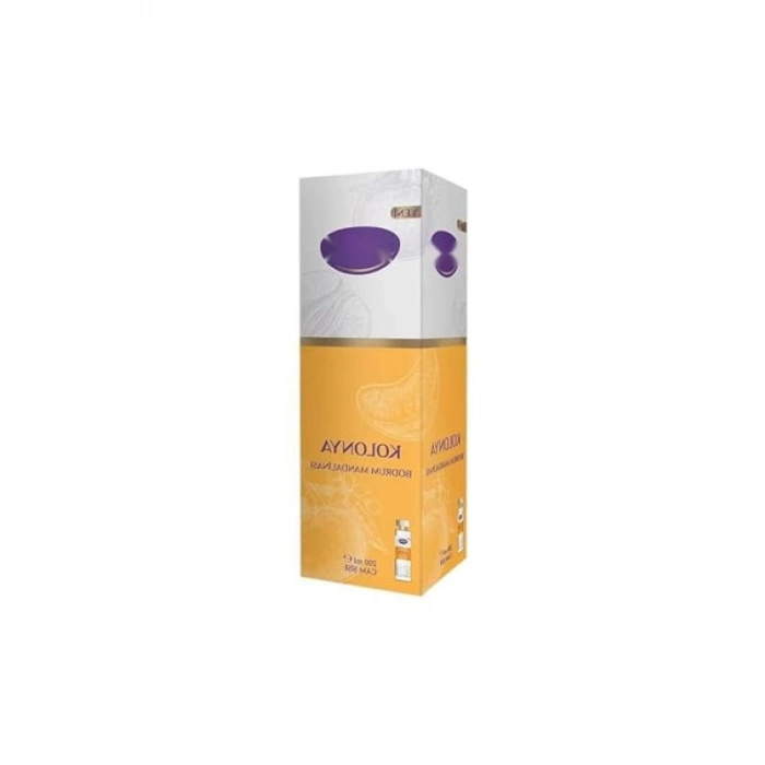Taze Mandalina Kolonyası - 200ml, Cam Şişede