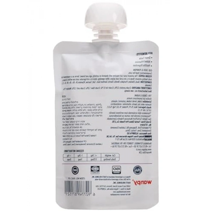 Taze Ördekli ve Balkabaklı Kedi Et Ezmesi - 90 Gr 3lü Paket