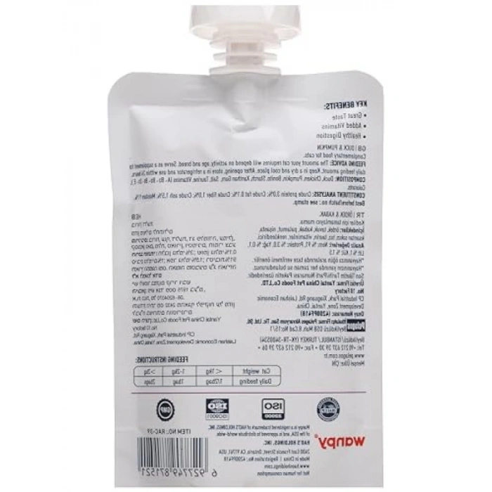 Taze Ördekli ve Balkabaklı Kedi Et Ezmesi - 90 Gr 3lü Paket
