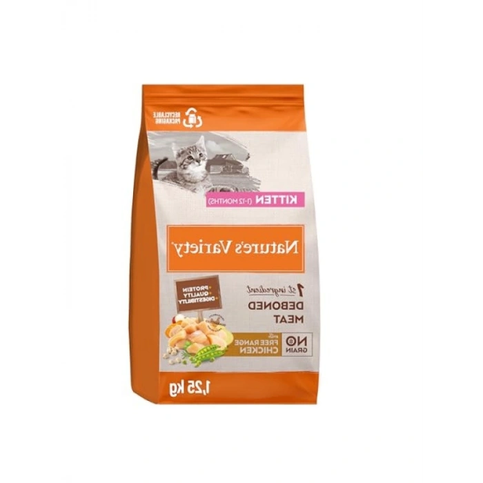 Taze Tavuklu Tahılsız Yavru Kedi Maması 1,25 Kg