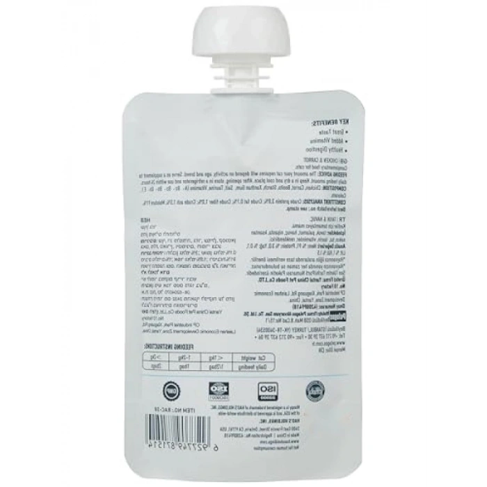 Taze Tavuklu ve Havuçlu Kedi Et Ezmesi, 90 Gram