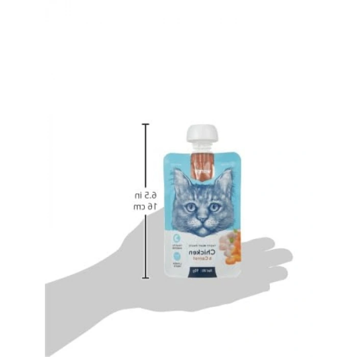Taze Tavuklu ve Havuçlu Kedi Et Ezmesi, 90 Gram