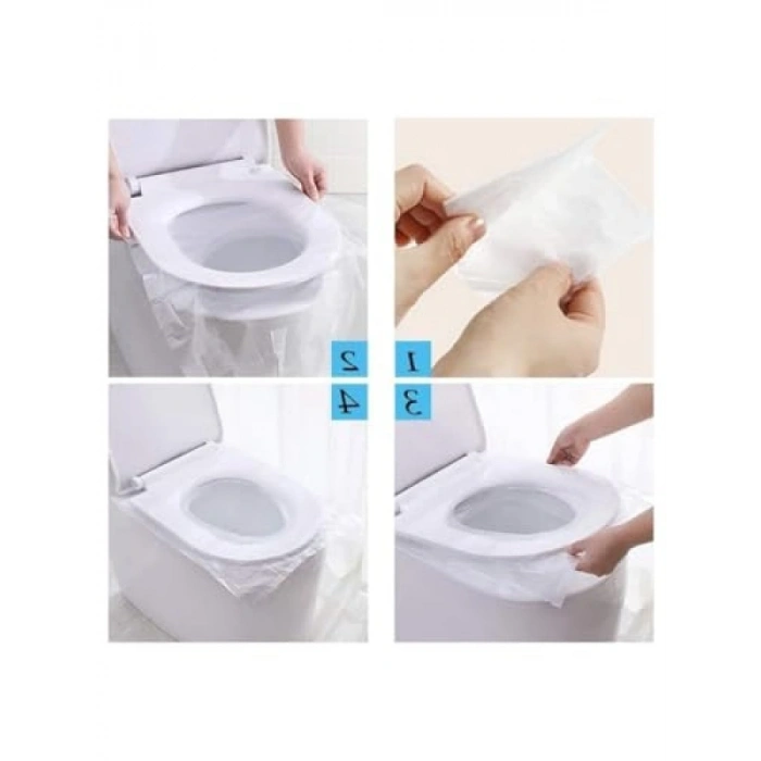 Tek Kullanımlık Klozet Poşeti - 50 Adet, Hijyenik Kullanım