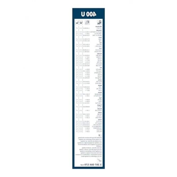 Tekli Twin Silecek | 400 mm | Yüksek Performans