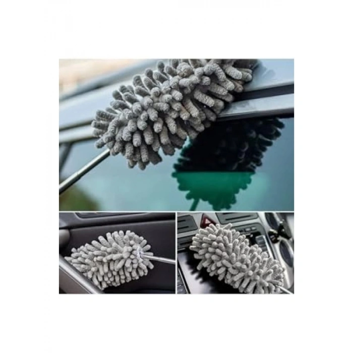 Teleskopik Uzayabilen Mikrofiber Toz Alma Fırçası (25-75 cm)