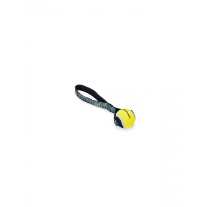 Tenis Topu Tasarımlı Yüzen Köpek Oyuncağı, Mavi/Sarı, 25,5x6,3x6,3 cm