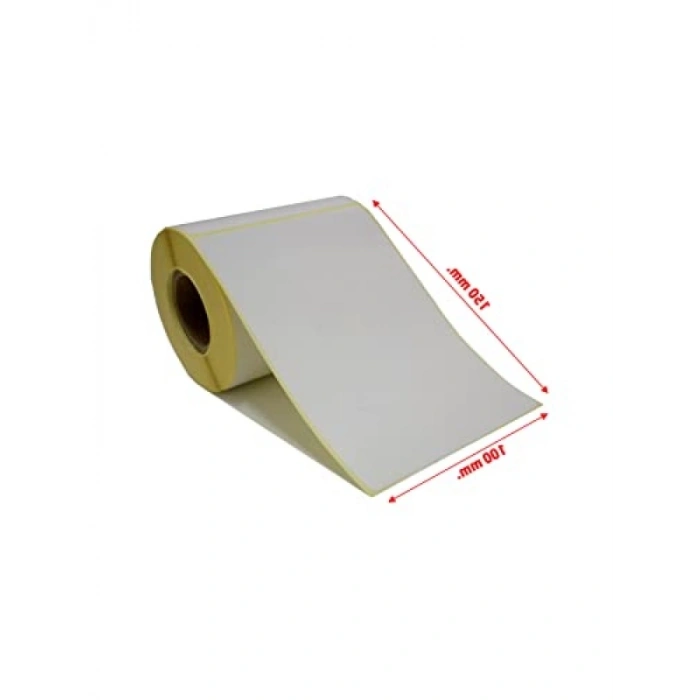 Termal Barkod Etiketi 150x100 mm, 250 Adet Rulo