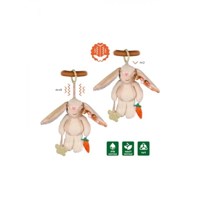 Titreşimli Peluş Tavşan - Bebeğin Eğlenceli Öğrenme Arkadaşı