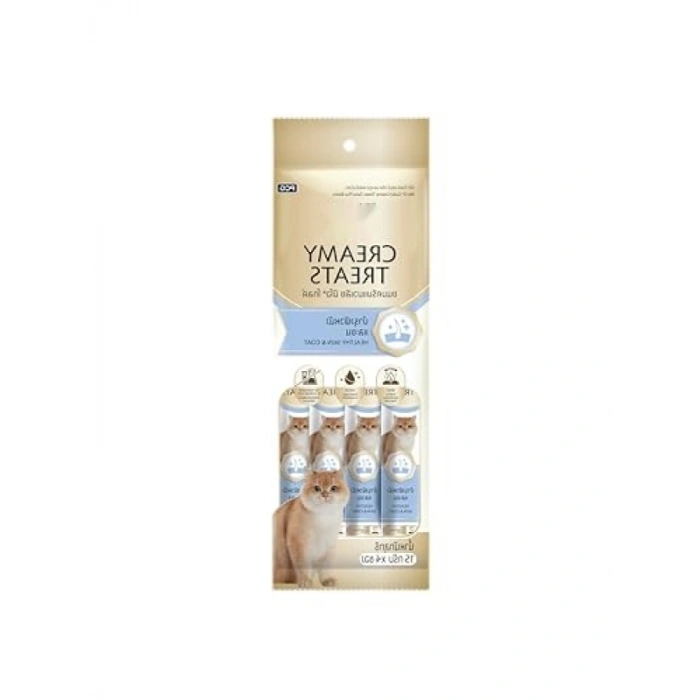 Ton Balığı ve Biotin İçeren Kremsi Mama - 15gr x 4 Adet