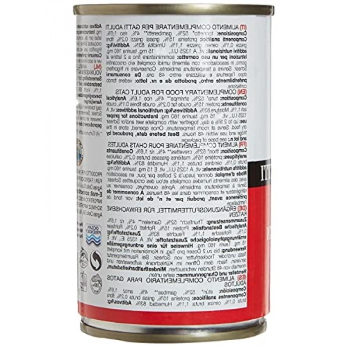 Ton Balığı ve Karidesli Kedi Konservesi, Jöle İçinde, 140g