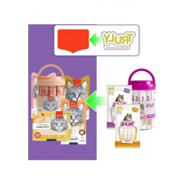 Ton Balığı ve Karidesli Sıvı Kedi Ödülü 5li Paket 14 Gr