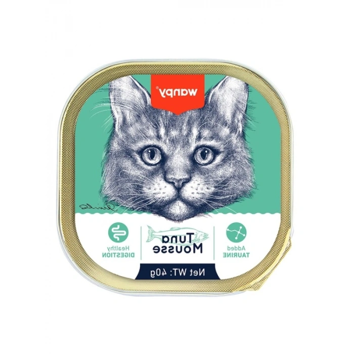 Ton Balıklı Alutray Yaş Mama 40g x 6lı Paket