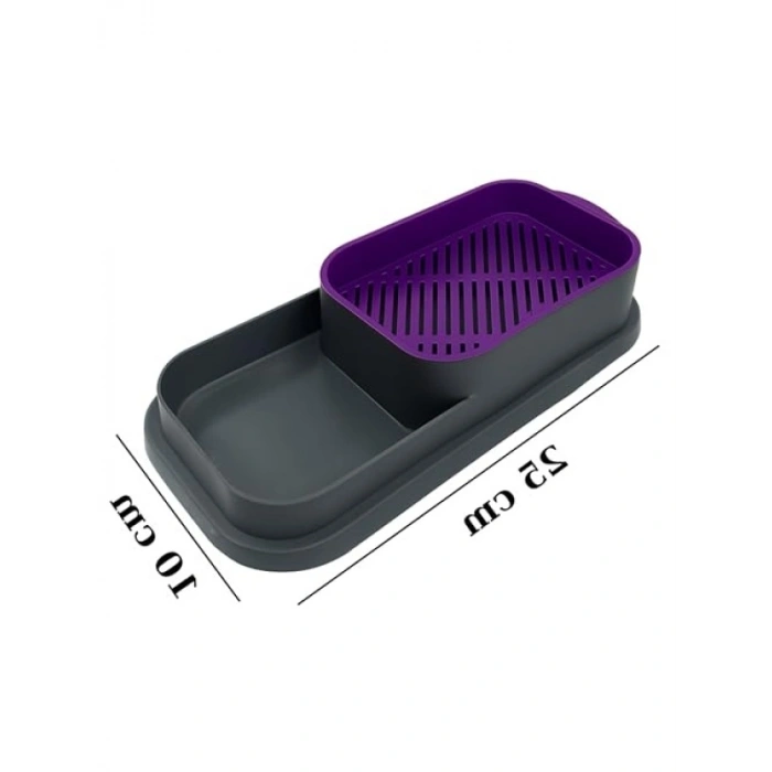 Topraksız Kedi Çimi Kabı - 5 Paket Çim Tohumlu Hidroponik Set