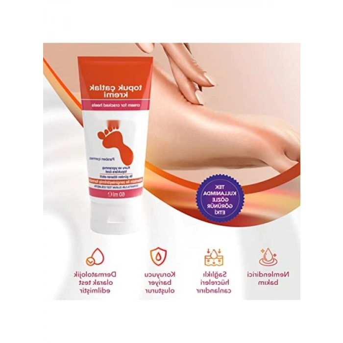 Topuk Çatlak Kremi - 60 ml - Kuru ve Yıpranmış Ayaklar İçin