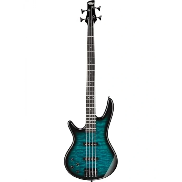 Transparent Marine Sunburst Renkli Bas Gitar