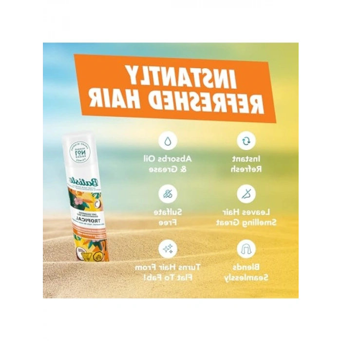 Tropikal Kuru Şampuan 200 ml - Hızlı ve Etkili Temizlik