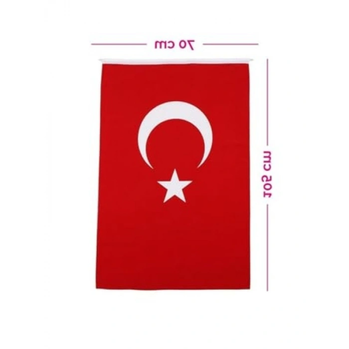 Türk Bayrağı Kumaş | 70x105 cm | Hava Koşullarına Dayanıklı