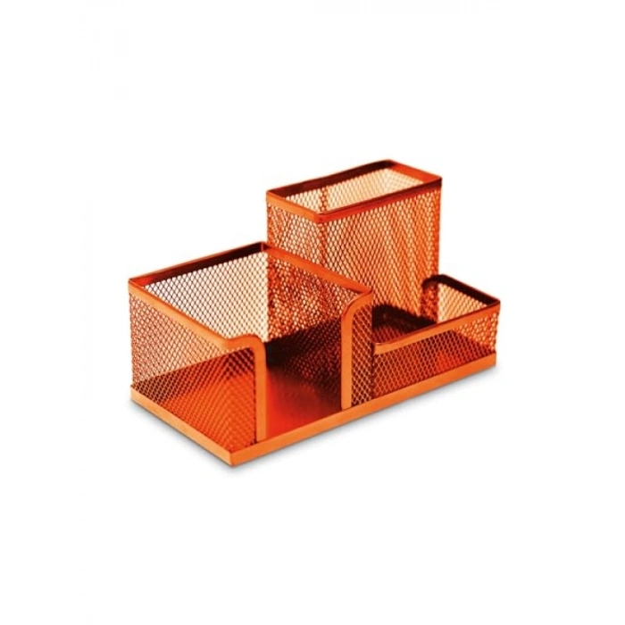 Turuncu Perfore Desk Organizer - Ofis İçin Pratik Çözüm