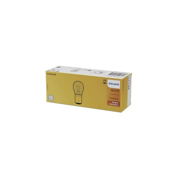 Turuncu Sinyal Ampulü - 12 V 21 W BAU15s (10lu Paket)