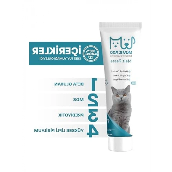 Tüy Yumağı Önleyici Malt - Kediler İçin Doğal Macun